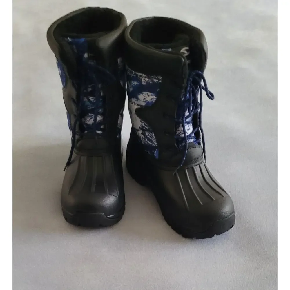 HOBIBEAR Winter/Snow Boots Waterproof Slip Resistant--Boys Sz 8 (40) NEW!